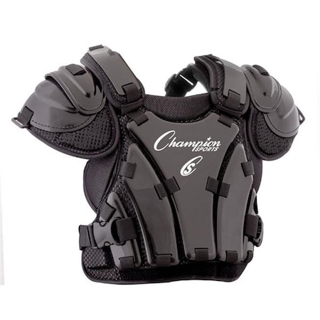 Champion Sports Champion Sports P240 13 in. Armor Style Chest Protector; Black P240